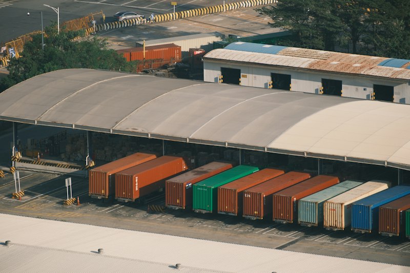 Shipping containers and commercial warehouse facilities